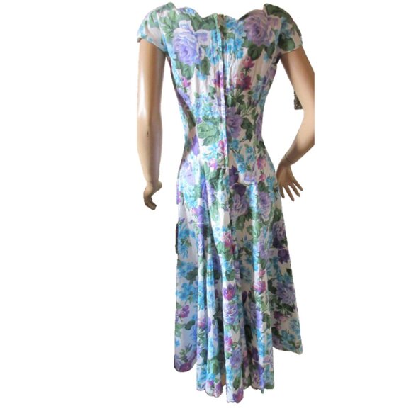 Vintage Summer Dress from Perry Originals 100% Cotton New with Tags Size Small - Picture 2 of 3